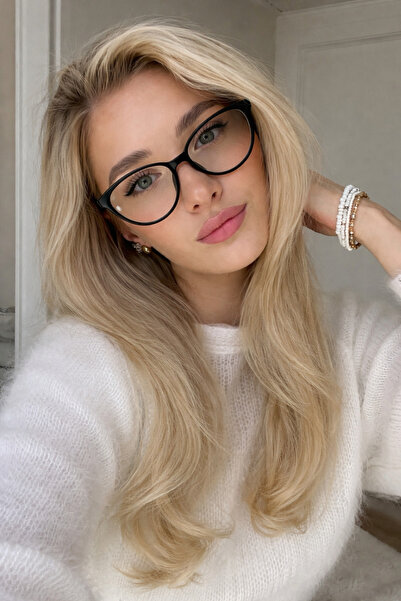 Eyesofia نظارات سيريوس النسائية ذات الإطار الأسود مع فلتر الضوء الأزرق