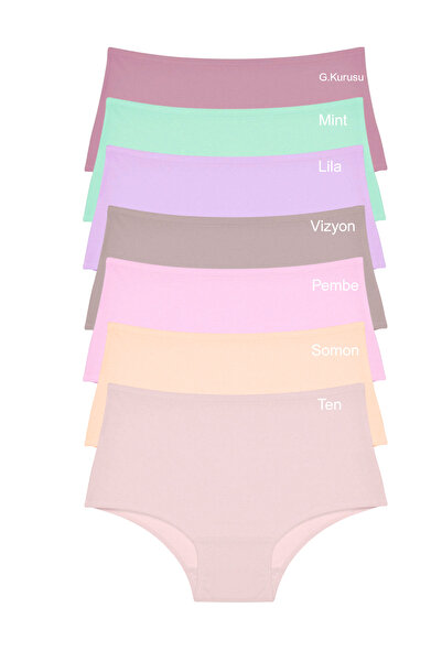 ROSEPERİ Női alsónadrág magas derekú lycra puha 7 részes pamut kényelmes