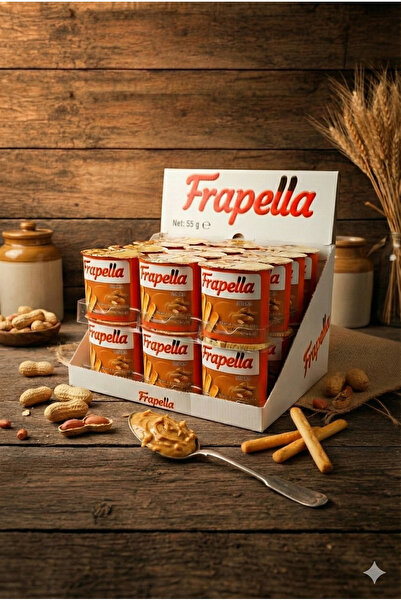 Frapella Yerfıstık Kreması Grissini 24 Adet x 55 Gr.
