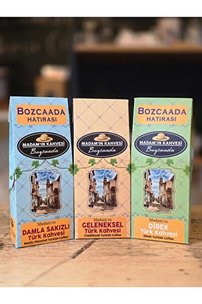 Madamın Kahvesi Ada Esintisi Aromalı Türk Kahvesi 100g & Dibek Türk Kahvesi 2...