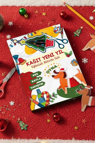 Bunbaza 3 Boyutlu Yeni Yıl Fgürleri Seti – Eğlenceli Aktivite Set- Çocuklar I...