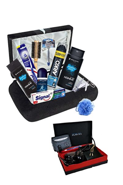 Pierre Cardin Damat Sandığı, Gelin Bohçası, Erkek Bakım Seti Kemer Cüzdan seti