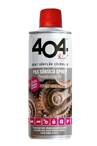 404 Kimya 404 Pas Sökücü , Yağlayıcı Ve Koruyucu Sprey 200ml