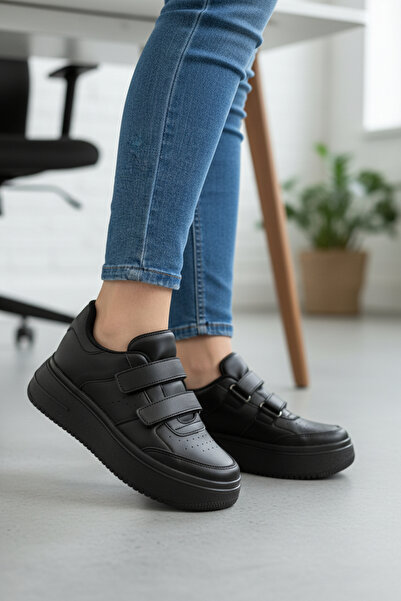 Afşin Pantofi de aer cu velcro cu talpă înaltă, ortopedici, pantofi casual pe...