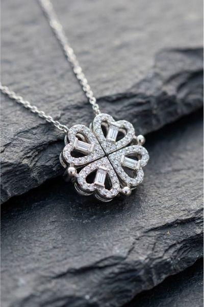 Shelby Silver Şans Yoncası 925 Ayar Gümüş Kolye