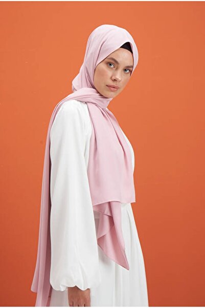 FRESCO SCARFS Tesettür Hijab Medine İpeği Şal*Toz Pembe