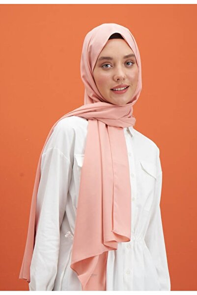 FRESCO SCARFS حجاب تيسيتير من حرير المدينة*لون السلمون