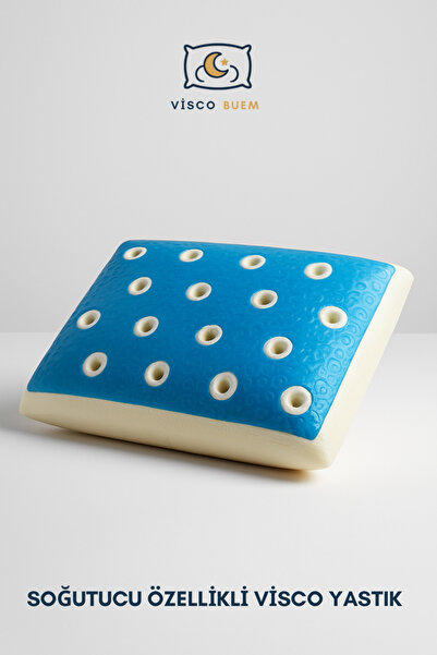 Visco Dream Home VİSCO ORTOPEDİK SOĞUTUCU JELLİ YASTIK 60×40CM