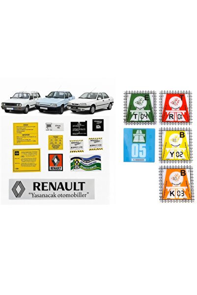 etikettakimi renault etikettakımı ve cam pulu