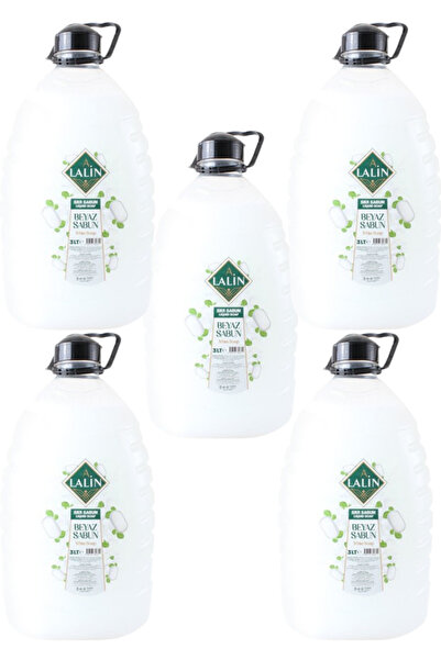 A LALİN White Soap Liquid Soap 5 Pieces 3 Liters