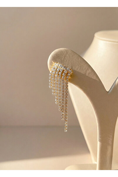 Candy أقراط ضغط متدلية من حجر نوفييا