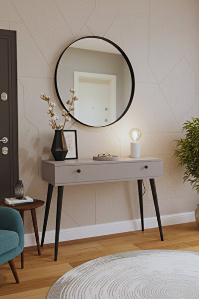 Deco modul Dresuar - siyah ayak- siyah kulp ( görseldeki ayna dahil değildir)