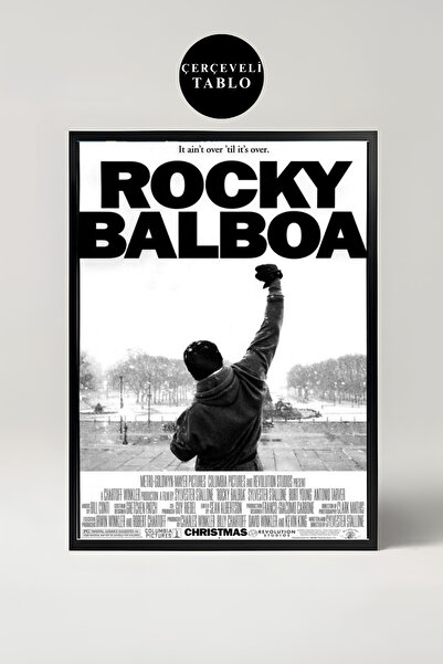 Bugucreative Rocky Balboa Çerçeveli Poster Tablo,Film Posteri,Tablo Ölçülerin...
