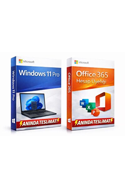 MICROSOFT Windows 11 Pro Anahtar + Office 365 Hesap Üyeliği
