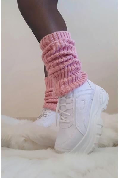 Sevdabone Pinterest Girl Kışlık %100 Akrilik Pembe Tozluk Çorap