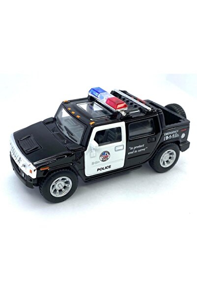 Kinsmart 2005 Hummer H2 SUT Polis Arabası (1:40 Metal Çek Bırak Araba)