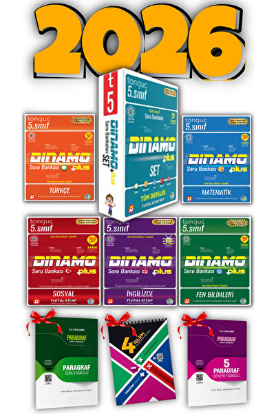 Tonguç Yayınları Tonguç Yayınları 5.sınıf Tüm Dersler Dinamo Soru Bankasi Set...