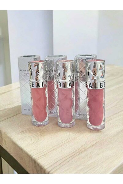 real beauty مجموعة ملمع الشفاه الاحترافية - 3 قطع