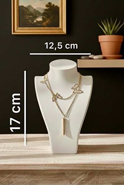HD1001 Takı Standı Kolye Standı Mankeni Aksesuar Büstü Dekor Stand