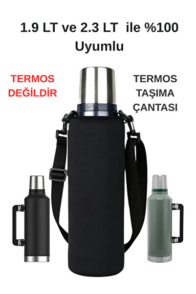 Kelira Thermos Carrying Bag Neoprene Fabric Compatible with 1.9 Lt and 2.3 Lt...