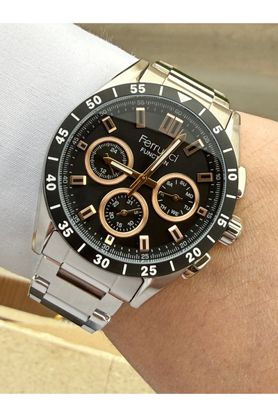 Ferrucci ساعة يد رجالية - وظائف داخلية نشطة