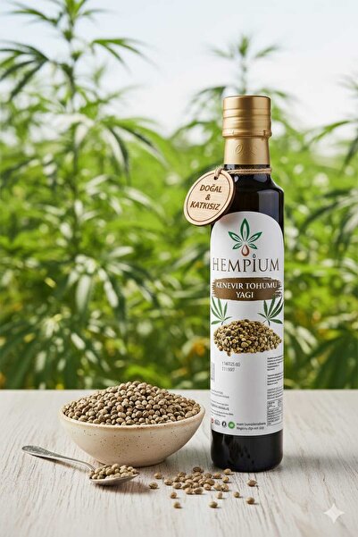 hempium Soğuk Sıkım Kenevir Tohumu Yağı 250 ml