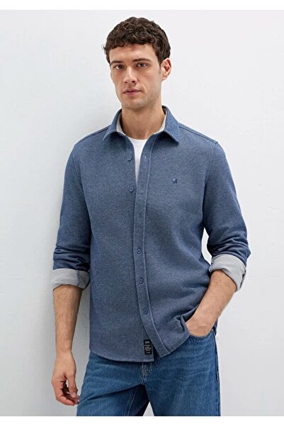 Mavi M0211763 Cămașă din material subțire cu logo brodat M Cămașă pentru bărbați