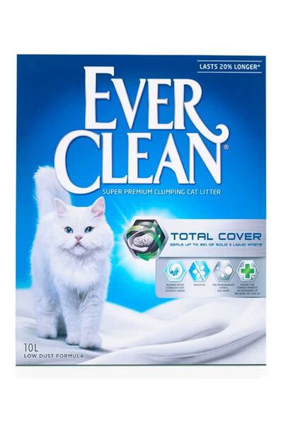 Ever Clean Total Cover Ekstra Güçlü Topaklanan Kedi Kumu, Hijyen Plus Formül,...