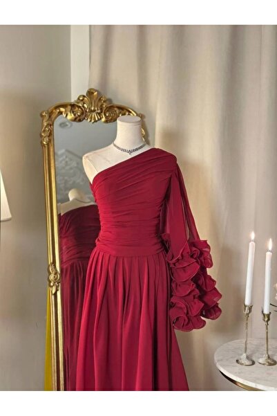 Kayla soft red dress