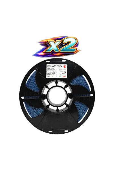 ELAS3D ELAS 1.75mm PLA PRO Sedefli Mavi Filament 1 Kg