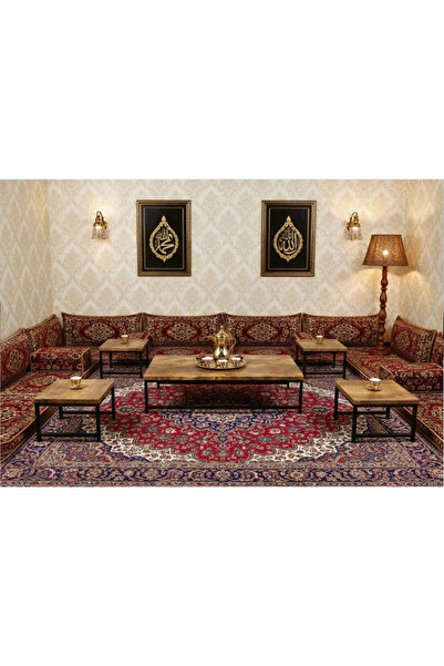 DEC4 طقم طاولات شاي 1+4 - بلمسة فاخرة