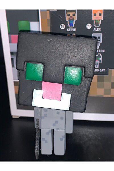 OEM Фигурка на Minecraft - Tuxedo Cat 332, колекционерска винилова фигурка за...
