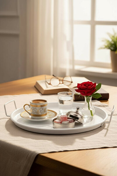 Bestofhome Sunumluk Metal Tepsi