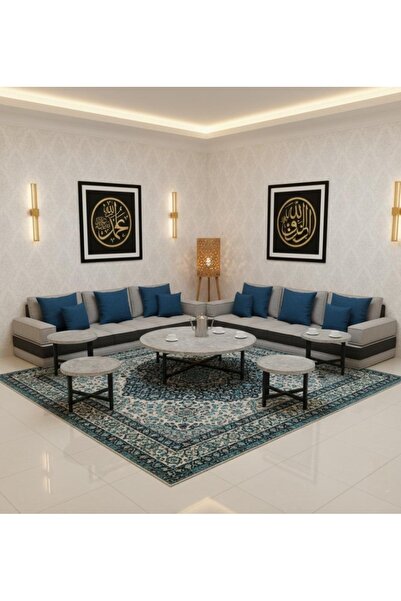 DEC4 طقم طاولات شاي دائرية بتصميم راقى