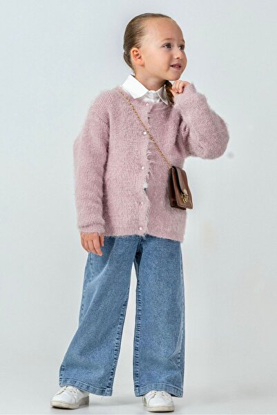 LUCEVERA Κομψό σετ συνδυασμού 4 τεμαχίων για κορίτσια |   Ζακέτα, πουκάμισο, ...