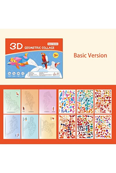 Choice ستة أشكال هندسية أساسية، أحجية للأطفال، تعزيز القدرات الذهنية، ملصقات ...