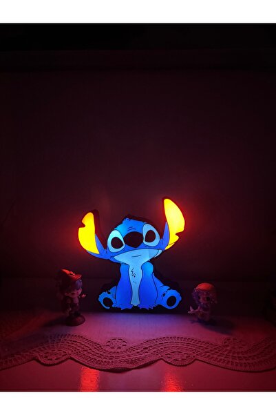 NERFORM Stitch LEDli Gece Lambası, Stitch (stiç) masa üstü lamba