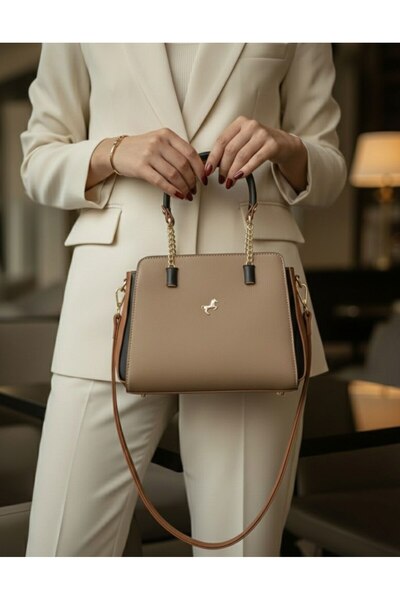 GP GUES POLO حقيبة يد وكتف ذات 4 حجرات للنساء