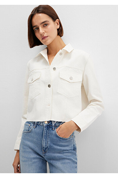 Mavi Thalia Mavi Premium Beyaz Jean Ceket 1110289-89161