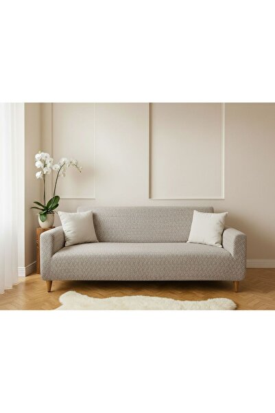 BASHTUGH TİCARET 3 Seater Sofa Cover High Quality Washable Elastic Living Room Armchair Sofa Bed Cover, Slipcover Sofa Cover