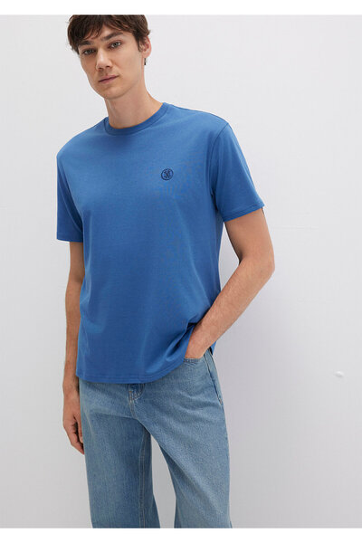 Mavi Tricou de bază cu logo brodat, croială largi / largi, croială confortabilă 067074-70719