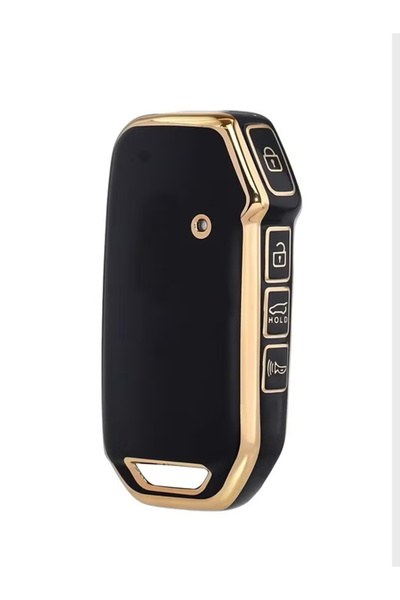 Generic غطاء مفتاح سيارة كيا - متوافق مع سيارات سيراتو، سيد، فورتي، نيرو، سور...