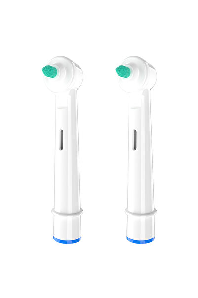 Choice1 رؤوس فرشاة بديلة بيضاء - قطعتان متوافقة مع فرشاة أسنان أورال بي الكهر...