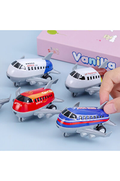 Choice 6 قطع / 12/24 قطعة لعبة طائرة محاكاة للأطفال مصنوعة من سبيكة معدنية تع...