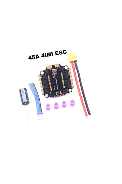 Choice 45A ESC UAngel 4IN1 45A 60A ESC BLHELI_S Support 3-6S brushless motor ...