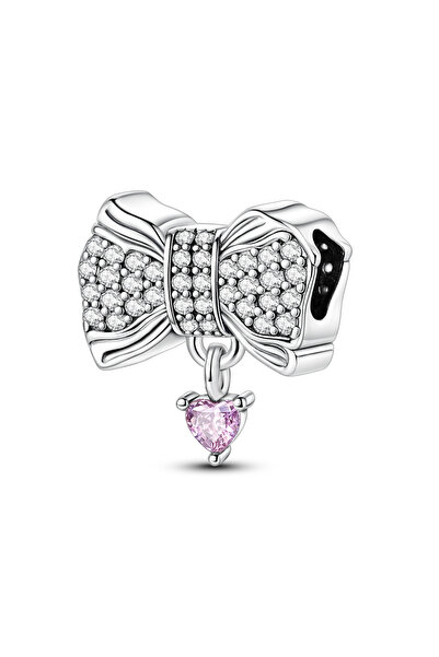Choice KTC1613 MULA 1PC 925 Sterling Silver Bow Charms Pendant Fit Original 9...