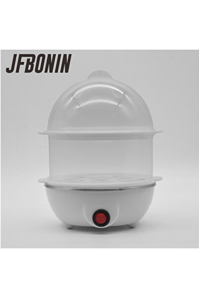 Choice غلاية بيض كهربائية متعددة الوظائف بيضاء اللون ذات طبقتين، تعمل بالبخار...