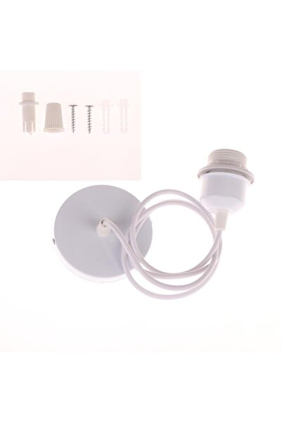 choice2 حاملات مصابيح معلقة بيضاء 80 سم، طقم واحد، قاعدة نصف أسنان نورديك عتي...