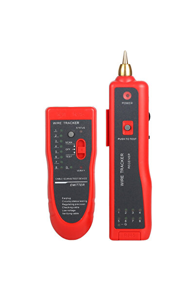 Kebidumei جهاز اختبار كابلات الشبكة الحمراء، جهاز تتبع أسلاك الهاتف LAN، جهاز...