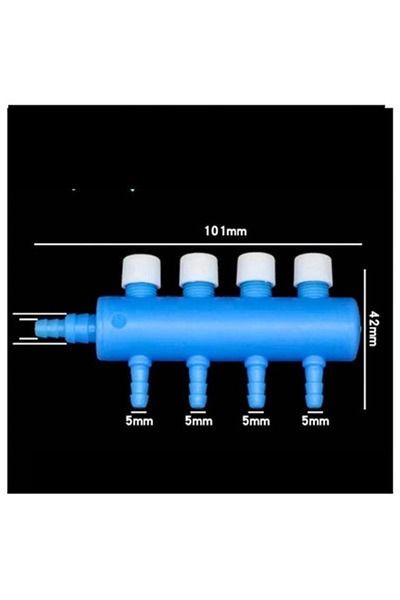 Choice مضخة هواء عملية لحوض السمك بأربعة اتجاهات، صمام تحكم في التدفق، موزع خ...